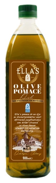 ELLAS Pomace Ufiltrert Olivenolje 900 ML x 12 Stk