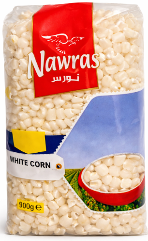 NAWRAS White Corn 900 g X 10 Pcs