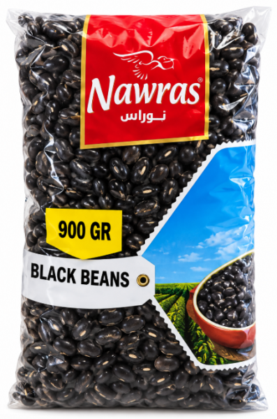 NAWRAS Sorte Bønner 900g x 10 Stk
