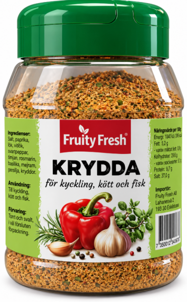 Fruityfresh Kyllingkrydda Mix 320g x 8
