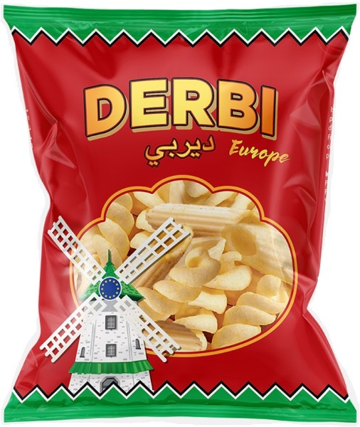 DERBI Chips with Paprika 20 g x 108 Stk