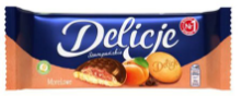 Mondelez - Delicje Jaffa Cakes with Apricot Jelly 147gx24