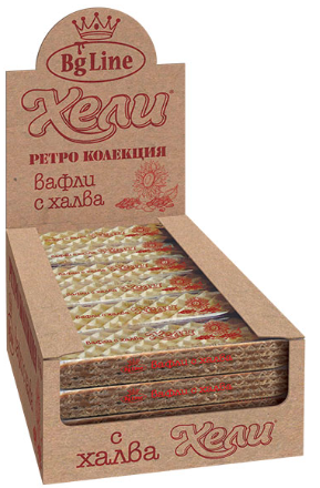 Bg Line Wafers Rød 55 g x 18 Stk