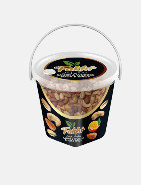 alFakhr Extra Mix Nøtter Sterk 500 g X 12 Stk