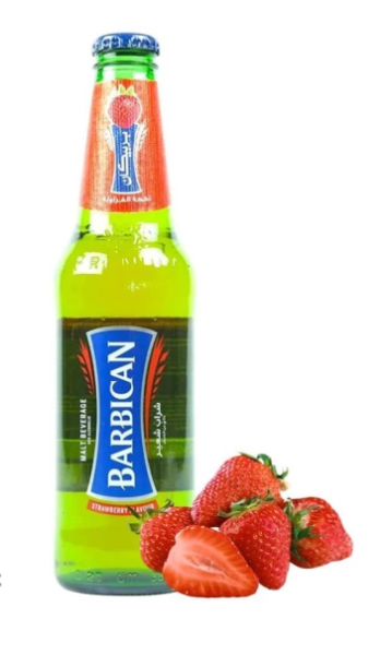 BARBICAN Malt Strawberry 330 ML x 24 Pcs