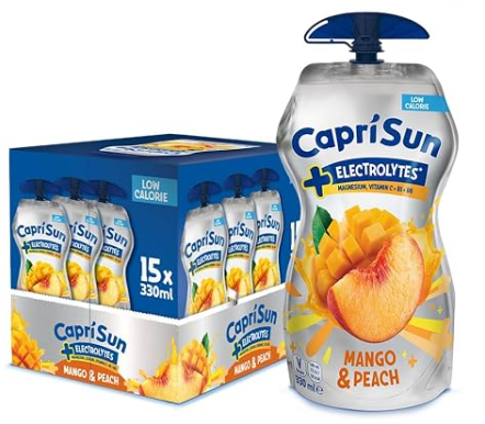 Capri-sun Mango & Peach 330 ml x 15 Stk