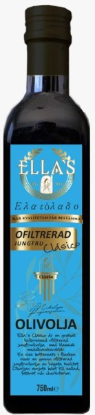 ELLAS Clasico Ufiltrert Virgin Olivenolje 750 ML x 12 Stk