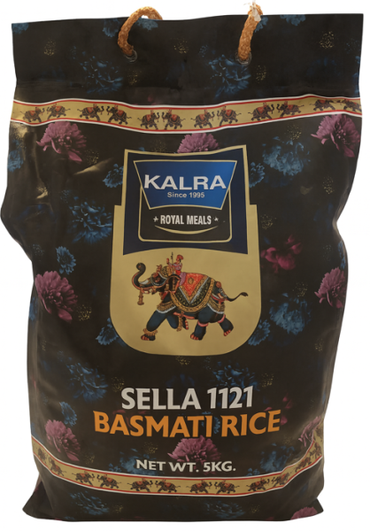 KALRA Sella 1121 Par Boiled Basmati Rice 5 kg x 4 Stk
