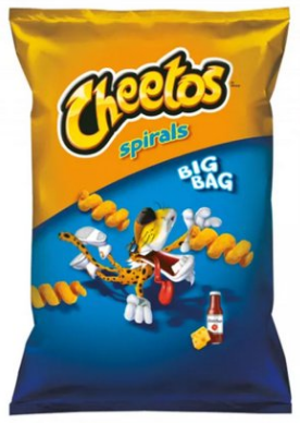 Cheetos Spiral Cheese and Ketchup Flavour 130g20