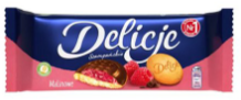 Mondelez - Delicje Jaffa Cakes with Raspberry 147gx24