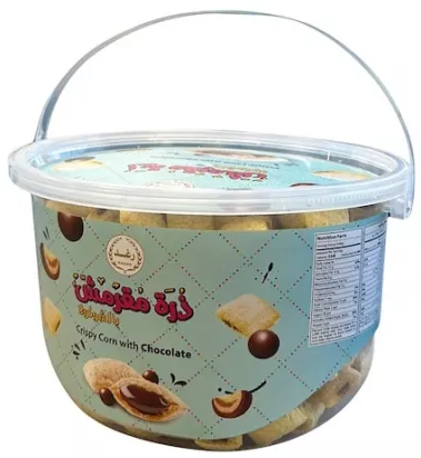 RAGHD Crispy Corn With Chocolate 350 g x 12 Stk