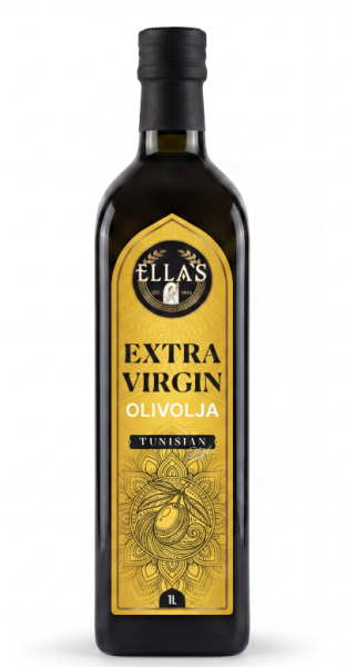 ELLAS Extra Virgin Olivenolje (Tunisian Style) 1 L x 12 Stk