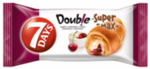 7 Days - Double Max Croissant with Vanilla Cream & Cherry Filling 110gx20