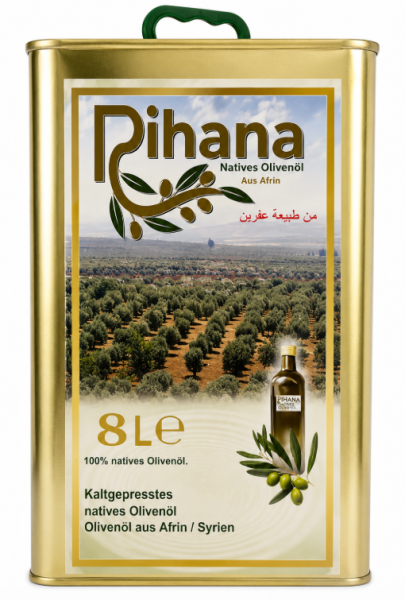 Rihana Oliven Olje fra Afrin 8 L X 2 Stk