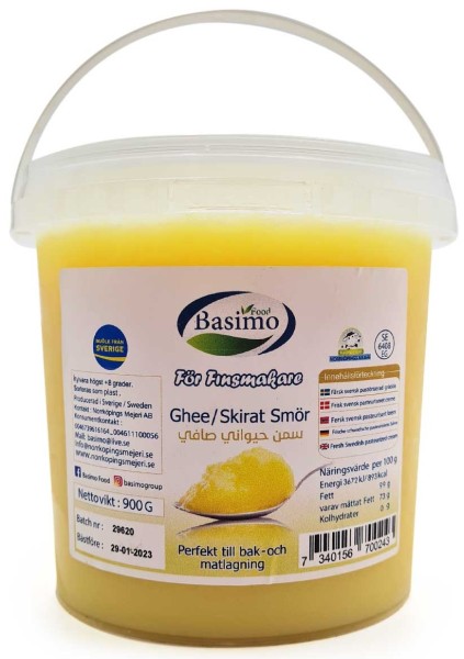 Basimo Ghee Smør 900 g x 6 Stk