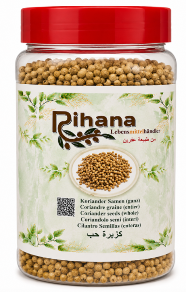 Rihana Koriander Frø 400 g x 12 Stk
