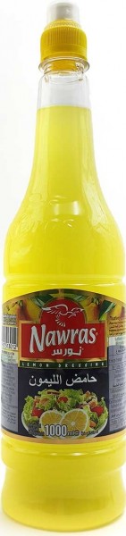 NAWRAS Sour Lemon Sauce 1 Liter x 12 Pcs