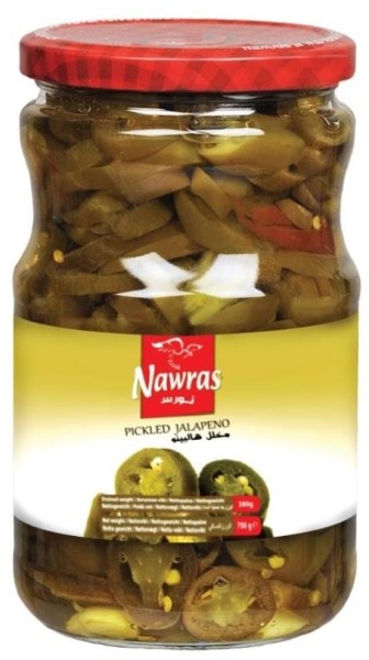 NAWRAS Skiver Sterk Jalapenos 720 g x 12 Stk