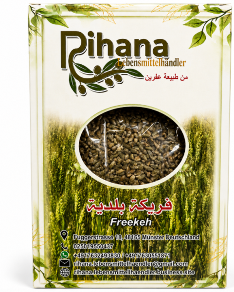 Riaha Røkt Freekeh fra Afrin 800 g x 12 Stk