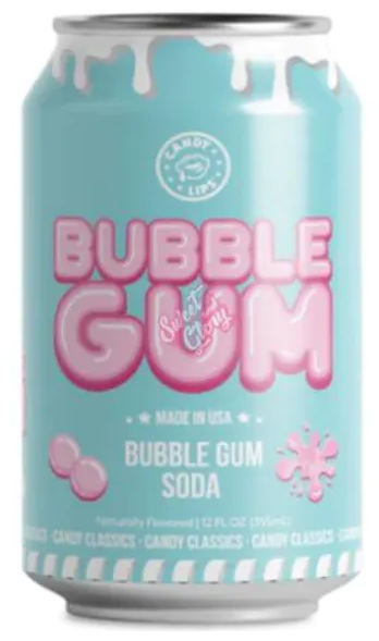 Candy Lips Bubble Gums 24x355ml