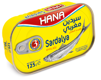 Hana Sardiner i Solsikkolje 125 g x 50 Stk