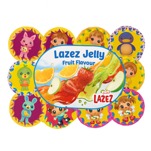 Lazez Jelly fruit flavour cup 75 g x 12 x 12 Stk
