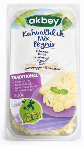 akbey Kahvaltik mix Peynir 200 g x 8 Stk