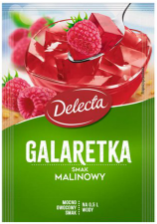 Delecta - Raspberry Flavoured Jelly 70gx20