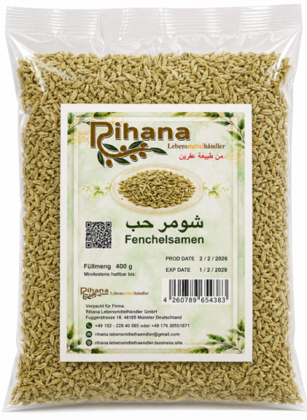 Rihana Fennikelfrø 400 g x 30 Stk