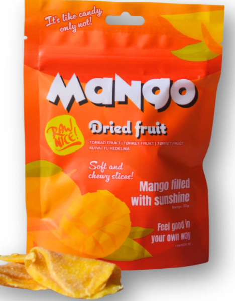 RAW NICE Dried Mango 18 x 80 g