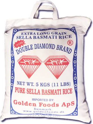 DOUBLE DIAMOND Rice Sella Basmati 5 kg x 4 Stk