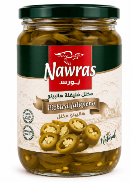 NAWRAS Skiver Sterk Jalapenos 720 g x 12 Stk