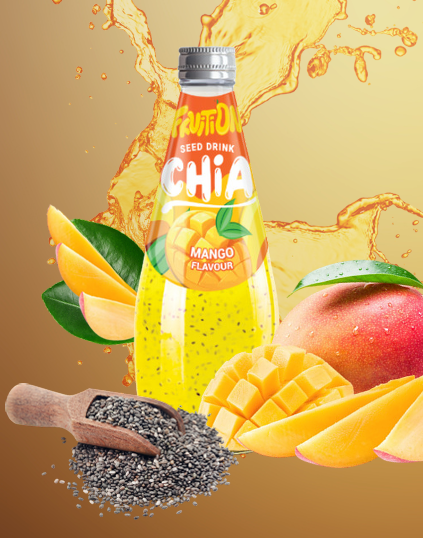 FRUITION-Chia Seed Drink Mango 24 x290 ml
