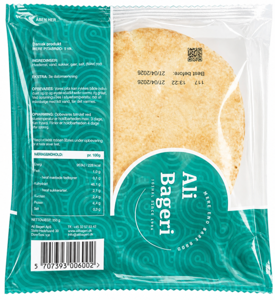 PITA Brød 5 stk x 24 Pk
