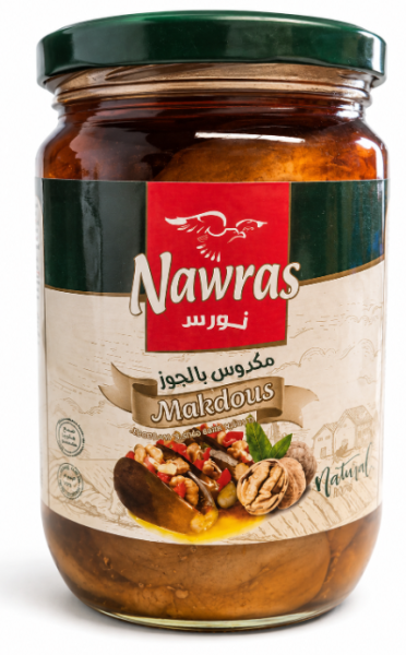 NAWRAS Makdous Ekstra 660 g x 12 Stk