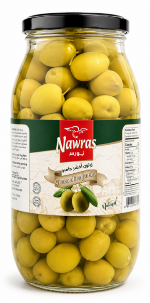 NAWRAS Green Olive Jumbo 2750 g x 4 Stk
