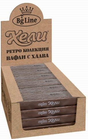 Bg Line Wafers svart 55 g x 18 Stk